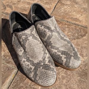 Toms snakeskin ankle boots